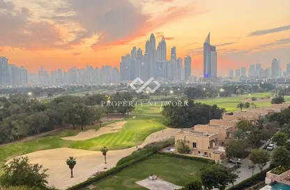 شقة - غرفة نوم - 2 حمامات للايجار في تفريعة القنال 1 - أبراج الجولف - مدينة دبي الرياضية - دبي