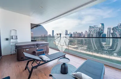 شقة - غرفة نوم - 2 حمامات للايجار في تراسات مراسي درايف - الخليج التجاري - دبي