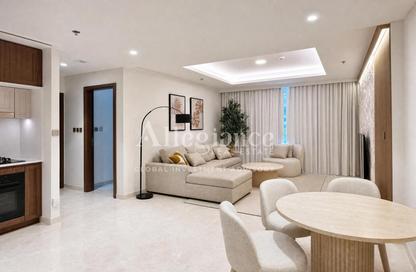 Apartment - 1 - 1 for rent in Palace Beach Residence Tower 2 - Palace Beach Residence - Emaar Beachfront - Dubai Harbour - Dubai
