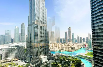 شقة - غرفة نوم - 1 حمام للايجار في برج فيستا - برج فيستا - وسط مدينة دبي - دبي