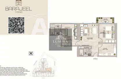 شقة - 2 غرف نوم - 3 حمامات للبيع في أبراج براجيل - الراشدية 1 - الراشدية - عجمان