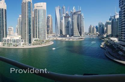 Apartment - Studio - 1 Bathroom for rent in Marina View Tower B - Marina View - Dubai Marina - Dubai