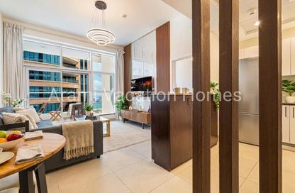 Apartment - 1 Bedroom - 1 Bathroom for rent in Marina Arcade Tower - Dubai Marina - Dubai