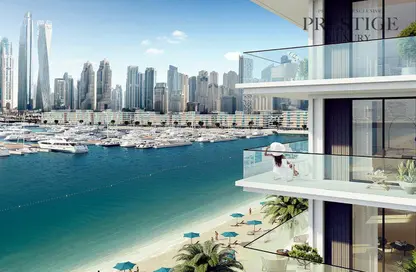 شقة - 3 غرف نوم - 4 حمامات للبيع في برج قصر الشاطئ 2 - إعمار بيتشفرونت - دبي هاربور - دبي