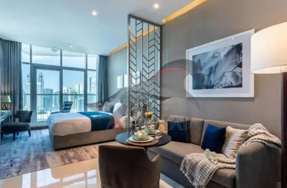 Hotel  and  Hotel Apartment - Studio - 1 Bathroom for rent in Damac Maison Prive B - Damac Maison Prive - Business Bay - Dubai