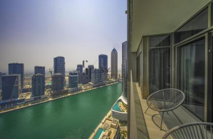 Apartment - 1 - 2 for sale in Peninsula Five - Peninsula - Business Bay - Dubai