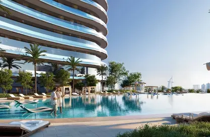 Apartment - 1 Bathroom for sale in Binghatti Skyflame 2 - Binghatti Skyflame - Majan - Dubai