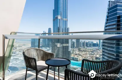 Apartment - 3 Bedrooms - 3 Bathrooms for rent in Burj Vista 1 - Burj Vista - Downtown Dubai - Dubai