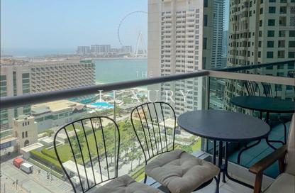 Apartment - 3 Bedrooms - 4 Bathrooms for rent in Al Fattan Marine Towers - Jumeirah Beach Residence - Dubai