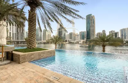 Apartment - 1 Bedroom - 1 Bathroom for rent in Sanibel Tower - Park Island - Dubai Marina - Dubai