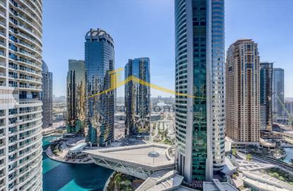 شقة - 2 غرف نوم - 2 حمامات للايجار في برج إنديجو - (JLT) مجمع D - أبراج بحيرات الجميرا - دبي