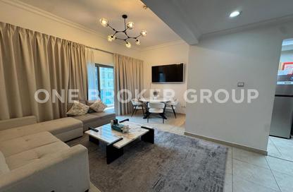 Apartment - 1 Bedroom - 2 Bathrooms for rent in Zumurud Tower - Dubai Marina - Dubai