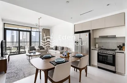 شقة - 2 غرف نوم - 2 حمامات للايجار في برج Marina Vista 1 - مارينا فيستا - إعمار بيتشفرونت - دبي هاربور - دبي