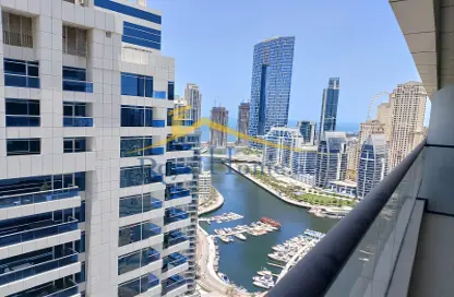 شقة - غرفة نوم - 2 حمامات للايجار في برج إسكان - دبي مارينا - دبي