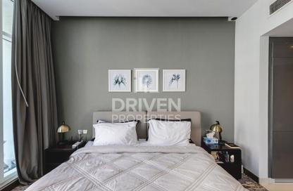 Apartment - Studio - 1 Bathroom for rent in Damac Maison Prive A - Damac Maison Prive - Business Bay - Dubai