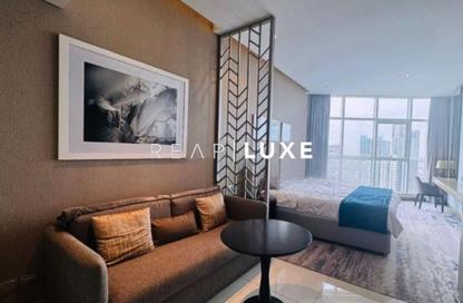 Apartment - Studio - 1 Bathroom for rent in Damac Maison Prive B - Damac Maison Prive - Business Bay - Dubai