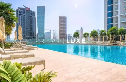 Apartment - Studio - 1 Bathroom for rent in Damac Maison Prive B - Damac Maison Prive - Business Bay - Dubai