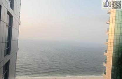 Apartment - 2 Bedrooms - 3 Bathrooms for rent in Corniche Tower - Ajman Corniche Road - Ajman