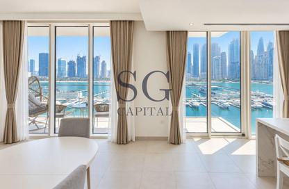Apartment - 3 - 4 for rent in Beach Mansion Tower 2 - Beach Mansion - Emaar Beachfront - Dubai Harbour - Dubai