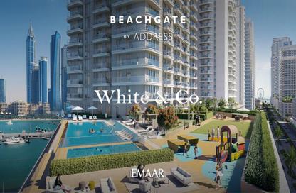 Apartment - 1 Bedroom - 1 Bathroom for sale in Beachgate by Address - EMAAR Beachfront - Dubai Harbour - Dubai