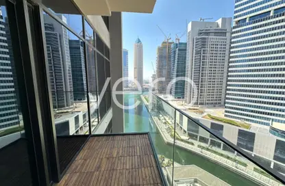 Apartment - Studio - 1 Bathroom for rent in Peninsula One - Peninsula - Business Bay - Dubai