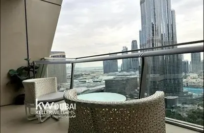 Apartment - 3 Bedrooms - 4 Bathrooms for rent in Burj Vista 1 - Burj Vista - Downtown Dubai - Dubai