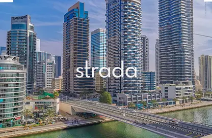 شقة - 2 غرف نوم - 3 حمامات للايجار في رصيف المينا - مارينا وارف - دبي مارينا - دبي