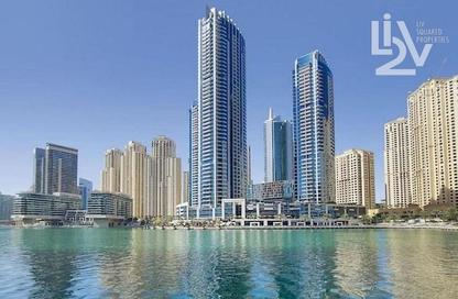 Apartment - 1 - 2 for rent in Bay Central Tower Central - Bay Central - Dubai Marina - Dubai