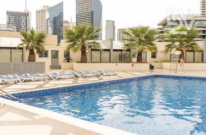 Apartment - 1 - 2 for rent in Bay Central Tower Central - Bay Central - Dubai Marina - Dubai