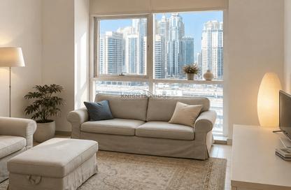 Apartment - 1 Bedroom - 2 Bathrooms for rent in MAG 214 - JLT Cluster R - Jumeirah Lake Towers - Dubai Apartment - 1 Bedroom - 2 Bathrooms for rent in MAG 214 - JLT Cluster R - Jumeirah Lake Towers - Dubai