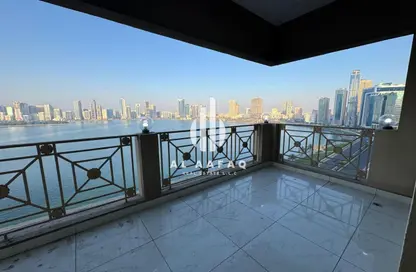 Apartment - 3 Bedrooms - 5 Bathrooms for rent in Al Majaz 3 - Al Majaz - Sharjah