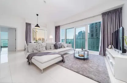Apartment - 2 Bedrooms - 3 Bathrooms for rent in Damac Heights - Dubai Marina - Dubai