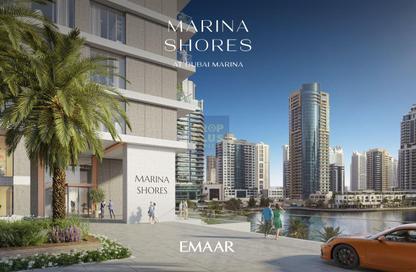 Apartment - 2 - 2 for sale in Marina Shores - Dubai Marina - Dubai