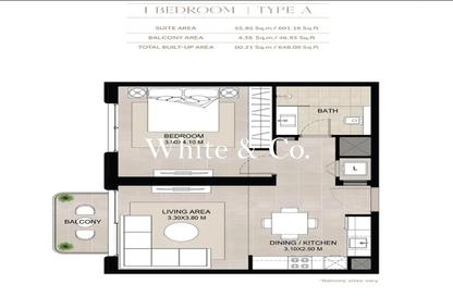 Apartment - 1 Bedroom - 1 Bathroom for sale in Symphony On The Park - Town Square - Dubai