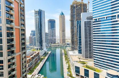 Apartment - 1 - 1 for rent in Peninsula Two - Peninsula - Business Bay - Dubai