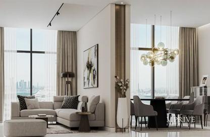 Apartment - 1 - 2 for sale in 330 Riverside Crescent - Sobha Hartland II - Bukadra - Dubai