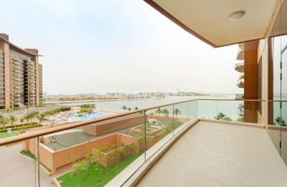 Apartment - 1 - 2 for rent in Sapphire - Tiara Residences - Palm Jumeirah - Dubai