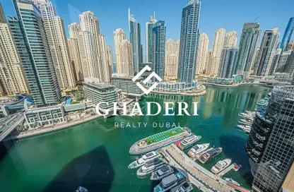 شقة - غرفة نوم - 2 حمامات للايجار في B برج سيلفرين - سيلفيرين - دبي مارينا - دبي