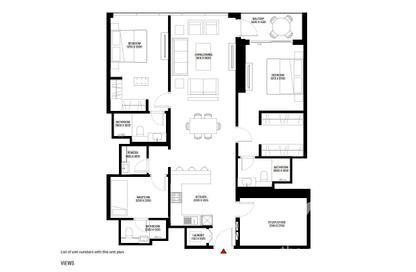 Apartment - 2 Bedrooms - 3 Bathrooms for sale in Sobha Hartland Waves Opulence - Sobha Hartland - Mohammed Bin Rashid City - Dubai