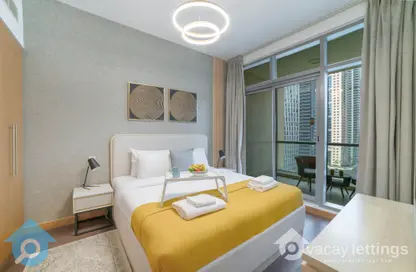 Apartment - 1 Bedroom - 2 Bathrooms for rent in Iris Blue - Dubai Marina - Dubai