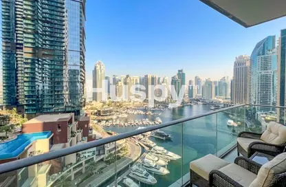 Apartment - 2 Bedrooms - 3 Bathrooms for sale in Damac Heights - Dubai Marina - Dubai