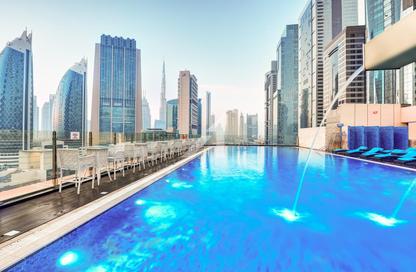 Hotel  and  Hotel Apartment - 2 Bedrooms - 2 Bathrooms for rent in Gevora Hotel - Sheikh Zayed Road - Dubai