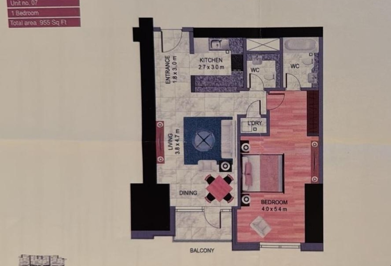 High Floor - Canal View - Fully Furnished - Vacant — image 14