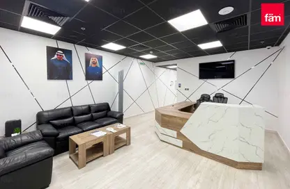 Office Space - Studio - 2 Bathrooms for rent in Grosvenor Office Tower - Business Bay - Dubai