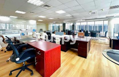 Office Space - Studio - 1 Bathroom for rent in Opal Tower Marina - Dubai Marina - Dubai