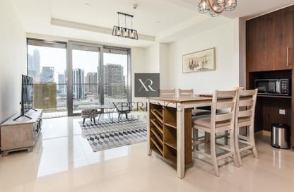 Apartment - 1 Bedroom - 1 Bathroom for rent in Boulevard Point - Downtown Dubai - Dubai