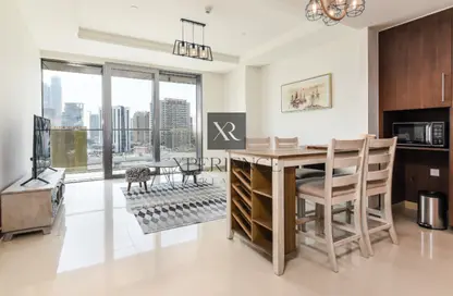 شقة - غرفة نوم - 1 حمام للايجار في بوليفارد بوينت - وسط مدينة دبي - دبي