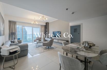 Apartment - 2 - 3 for rent in Damac Heights - Dubai Marina - Dubai