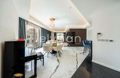 Apartment - 3 Bedrooms - 4 Bathrooms for rent in Abu Keibal - Shoreline Apartments - Palm Jumeirah - Dubai