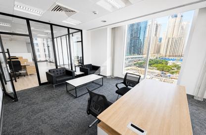 Office Space - Studio - 2 Bathrooms for rent in Al Habtoor Business Tower - Dubai Marina - Dubai